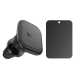 Suport Auto Magnetic pentru Telefon Hoco H72, Prindere Ventilatie cu Cleme, Rotire 360, Compatibil Universal, Negru