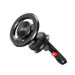 Suport Auto pentru Telefon Xo C130, Prindere Ventilatie cu Cleme, Rotire 360, Compatibil Universal, Negru Suport Auto pentru Telefon Xo C130, Prindere Ventilatie cu Cleme, Rotire 360, Compatibil Universal, Negru