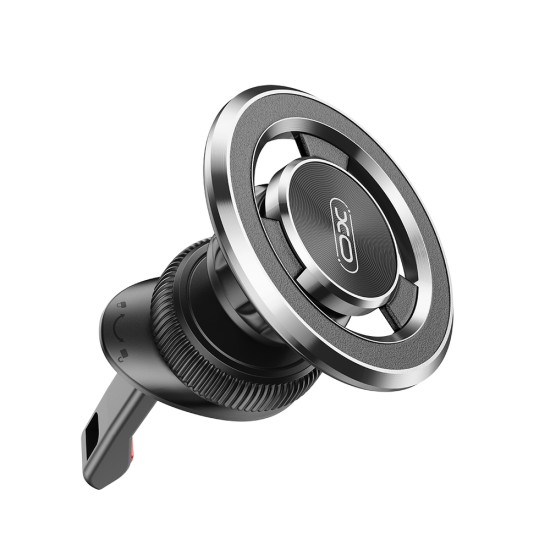 Suport Auto pentru Telefon Xo C130, Prindere Ventilatie cu Cleme, Rotire 360, Compatibil Universal, Negru