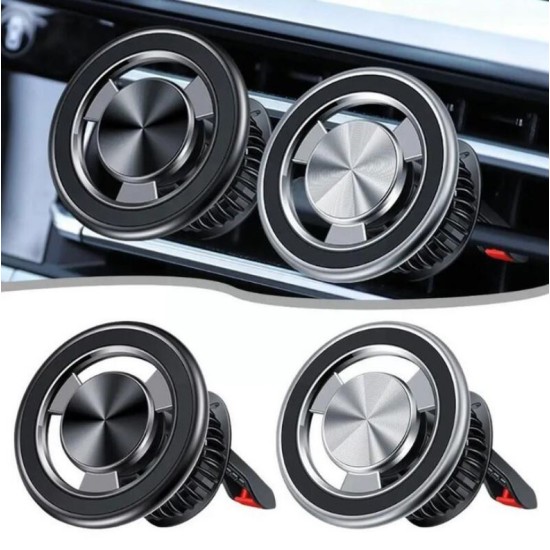 Suport Auto pentru Telefon Xo C130, Prindere Ventilatie cu Cleme, Rotire 360, Compatibil Universal, Negru