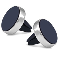 Suport auto telefon, magnetic, pentru grila de ventilatie, aerisire auto, cu rama metalica, Universal Suport auto telefon, magnetic, pentru grila de ventilatie, aerisire auto, cu rama metalica, Universal
