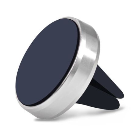 Suport auto telefon, magnetic, pentru grila de ventilatie, aerisire auto, cu rama metalica, Universal