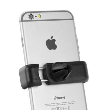 Suport auto telefon cu montare pe grila de ventilatie, universal, culoare neagra