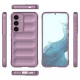 Husa wave, compatibila cu Samsung Galaxy A25, Grip Anti-Soc, Tpu, Light Purple