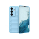 Husa wave, compatibila cu Samsung Galaxy A54, Grip Anti-Soc, Tpu, Baby Blue