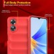 Husa wave, compatibila cu OPPO A38 4G, Grip Anti-Soc, Tpu, Pure Red