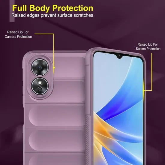 Husa wave, compatibila cu OPPO A38 4G, Grip Anti-Soc, Tpu, Light Purple Husa wave, compatibila cu OPPO A38 4G, Grip Anti-Soc, Tpu, Light Purple