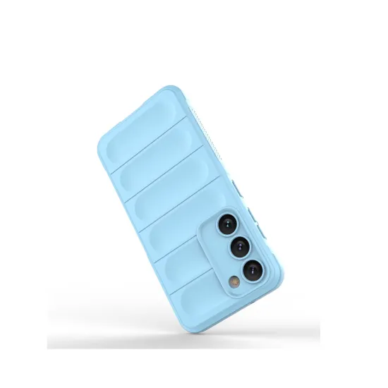 Husa wave, compatibila cu Samsung Galaxy S24, Grip Anti-Soc, Tpu, Baby Blue Husa wave, compatibila cu Samsung Galaxy S24, Grip Anti-Soc, Tpu, Baby Blue