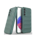 Husa wave, compatibila cu Samsung Galaxy A15, Grip Anti-Soc, Tpu, Deep Green