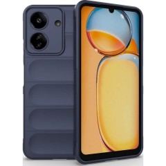 Husa wave, compatibila cu xiaomi redmi 13c, Grip Anti-Soc, Tpu, Navy Blue Husa wave, compatibila cu xiaomi redmi 13c, Grip Anti-Soc, Tpu, Navy Blue