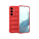 Husa wave, compatibila cu Samsung Galaxy S24 Plus, Grip Anti-Soc, Tpu, Pure Red