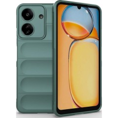 Husa wave, compatibila cu xiaomi redmi 13c, Grip Anti-Soc, Tpu, Deep Green Husa wave, compatibila cu xiaomi redmi 13c, Grip Anti-Soc, Tpu, Deep Green