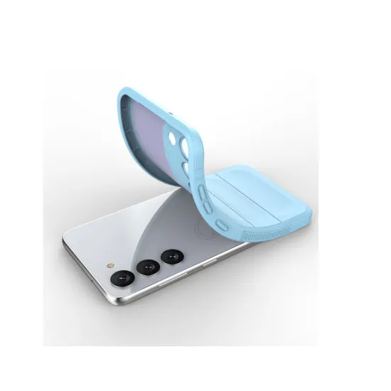 Husa wave, compatibila cu Samsung Galaxy S24, Grip Anti-Soc, Tpu, Baby Blue Husa wave, compatibila cu Samsung Galaxy S24, Grip Anti-Soc, Tpu, Baby Blue