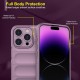 Husa wave, compatibila cu IPhone 14 Pro, Grip Anti-Soc, Tpu, Light Purple