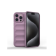 Husa wave, compatibila cu IPhone 15 Pro, Grip Anti-Soc, Tpu, Light Purple