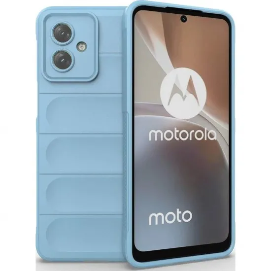Husa wave, compatibila cu Motorola Moto G84, Grip Anti-Soc, Tpu, Baby Blue Husa wave, compatibila cu Motorola Moto G84, Grip Anti-Soc, Tpu, Baby Blue