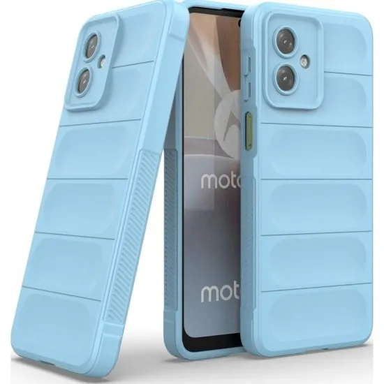 Husa wave, compatibila cu Motorola Moto G84, Grip Anti-Soc, Tpu, Baby Blue Husa wave, compatibila cu Motorola Moto G84, Grip Anti-Soc, Tpu, Baby Blue