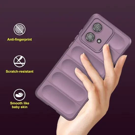 Husa wave, compatibila cu Motorola Moto G84, Grip Anti-Soc, Tpu, Night Purple Husa wave, compatibila cu Motorola Moto G84, Grip Anti-Soc, Tpu, Night Purple