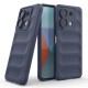 Husa wave, compatibila cu Xiaomi Redmi Note 13 5G, Grip Anti-Soc, Tpu, Navy Blue