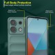 Husa wave, compatibila cu Xiaomi Redmi Note 13 5G, Grip Anti-Soc, Tpu, Deep Green