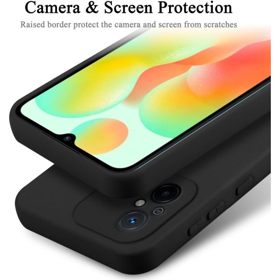 Husa Soft Touch, slim, ALC Mobile, anti soc, compatibila cu Xiaomi Redmi 12c, Negru Tpu Husa Soft Touch, slim, ALC Mobile, anti soc, compatibila cu Xiaomi Redmi 12c, Negru Tpu