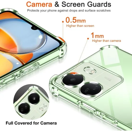 Husa Anti soc, transparenta Xiaomi Redmi 13C Husa Anti soc, transparenta Xiaomi Redmi 13C