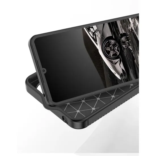 Husa Auto Focus Carbon ALC Mobile, Pentru XIAOMI Redmi 13C - Negru Husa Auto Focus Carbon ALC Mobile, Pentru XIAOMI Redmi 13C - Negru