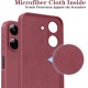 Husa Soft Touch, compatibila cu Xiaomi Redmi 13C, Visiniu Tpu