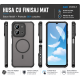 Husa Matte MagSafe pentru Xiaomi Redmi 15C [173MM], protectie completa, contur Negru