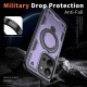 Husa military armour cu inel metalic, ALC MOBILE, compatibila cu Xiaomi Redmi 15C, Mov