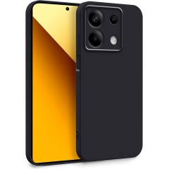 Husa Soft Touch, compatibila cu Xiaomi Redmi Note 13 5G, Negru Tpu