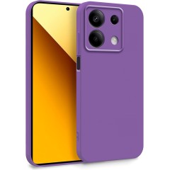 Husa Soft Touch, compatibila cu Xiaomi Redmi Note 13 5G, Lila Tpu