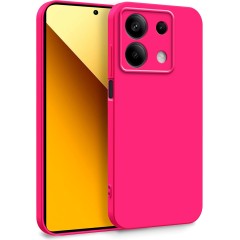 Husa Soft Touch, compatibila cu Xiaomi Redmi Note 13 5G, Roz Tpu
