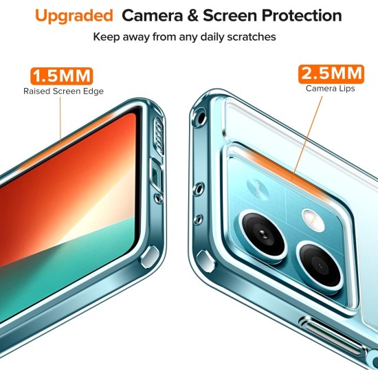 Husa Anti soc, transparenta compatibila cu Xiaomi Redmi Note 13 5G Husa Anti soc, transparenta compatibila cu Xiaomi Redmi Note 13 5G