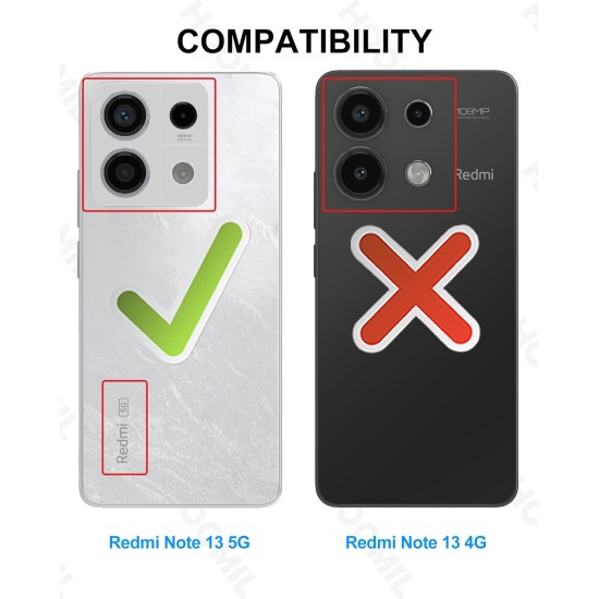 Husa Anti soc, transparenta compatibila cu Xiaomi Redmi Note 13 5G Husa Anti soc, transparenta compatibila cu Xiaomi Redmi Note 13 5G
