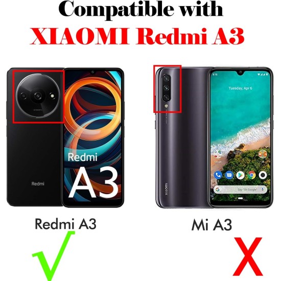 Husa 360 compatibila cu Xiaomi Redmi A3 - V2 Transparent fata si spate Husa 360 compatibila cu Xiaomi Redmi A3 - V2 Transparent fata si spate