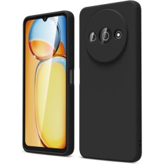 Husa Soft Touch, slim, ALC Mobile, anti soc, compatibila cu Xiaomi Redmi A3, Negru Tpu