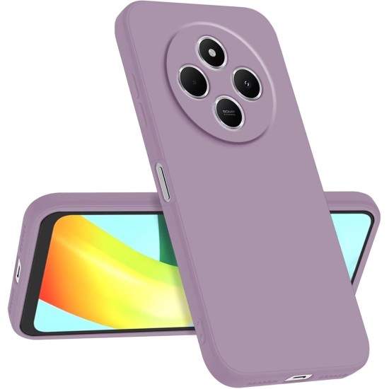 Husa Soft Touch, slim, ALC Mobile, anti soc, compatibila cu Xiaomi Redmi 14C, Purple Tpu