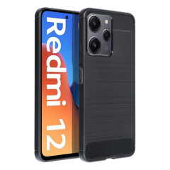 Husa carbon compatibila cu XIAOMI Redmi 12 4G / Redmi 12 5G black Husa carbon compatibila cu XIAOMI Redmi 12 4G / Redmi 12 5G black
