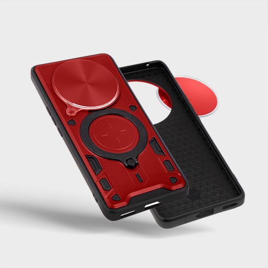 Husa Armour Protectie Camera, Pentru Xiaomi Redmi 14C, - Rosu ALC