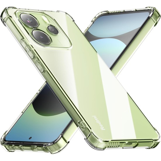 Husa Anti soc, transparenta compatibila cu Xiaomi Redmi Note 14 4G Husa Anti soc, transparenta compatibila cu Xiaomi Redmi Note 14 4G