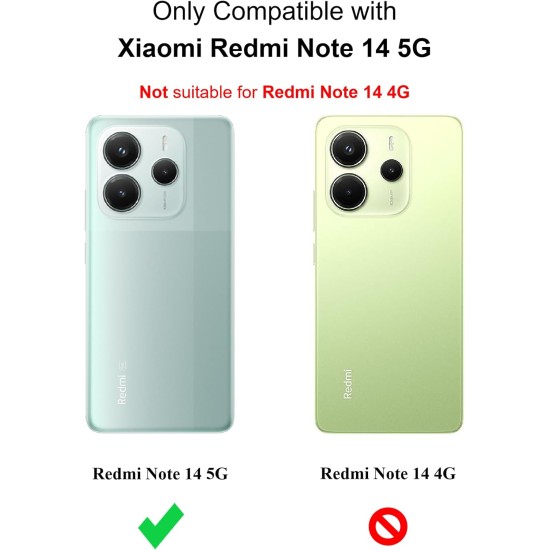 Husa Anti soc, transparenta compatibila cu Xiaomi Redmi Note 14 5G Husa Anti soc, transparenta compatibila cu Xiaomi Redmi Note 14 5G