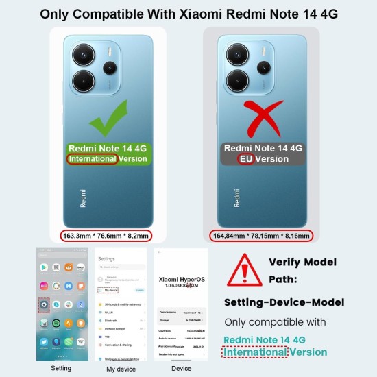 Husa Soft Touch, slim, ALC Mobile, anti soc, compatibila cu Xiaomi Redmi Note 14 4G, Negru Tpu Husa Soft Touch, slim, ALC Mobile, anti soc, compatibila cu Xiaomi Redmi Note 14 4G, Negru Tpu