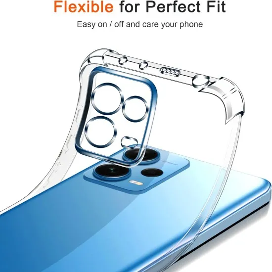 Husa Anti soc, transparenta Xiaomi Redmi Note 12 Pro Husa Anti soc, transparenta Xiaomi Redmi Note 12 Pro