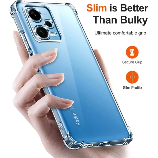 Husa Anti soc, transparenta Xiaomi Redmi Note 12 Pro Husa Anti soc, transparenta Xiaomi Redmi Note 12 Pro