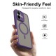 Husa pentru Xiaomi Redmi Note 17, Matte, compatibila cu MagSafe, Protectie 360, Anti-Soc, Mov