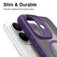 Husa pentru Xiaomi Redmi Note 17, Matte, compatibila cu MagSafe, Protectie 360, Anti-Soc, Mov