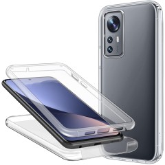Husa 360 Xiaomi Redmi 12 4G - V2 Transparent fata si spate Husa 360 Xiaomi Redmi 12 4G - V2 Transparent fata si spate