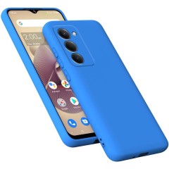 Husa Soft Touch, slim, ALC Mobile, anti soc, compatibila cu Xioami Redmi 15, Albastru Tpu