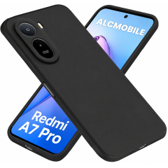 Husa Soft Touch, slim, ALC Mobile, anti soc, compatibila cu Xiaomi Redmi A7 Pro, Negru Tpu